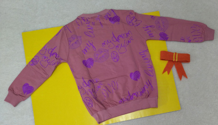 خرید بلوز دخترانه آستین دار نخپنبه دورس