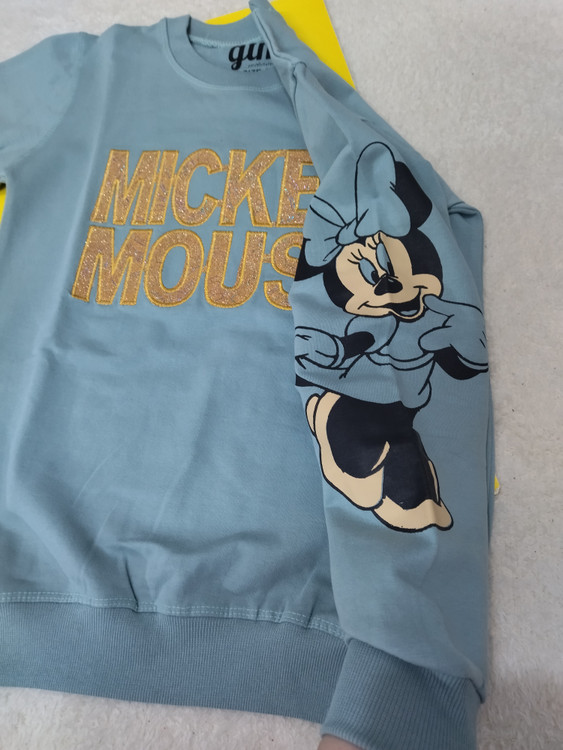 بلوز آستین دار اسپوت بچگانه پشت دورس