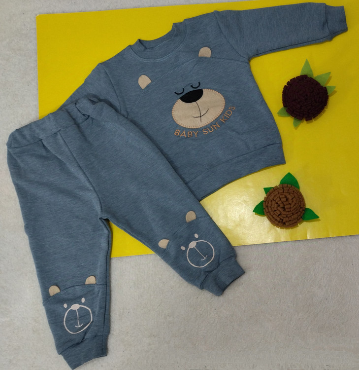 بلوز شلوار ست اسپرت بچگانه پاییزه گرم