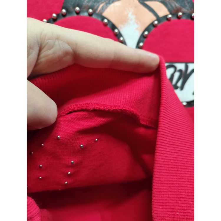 بلوز دخترانه طرح دار پاییزه دورس قرمز