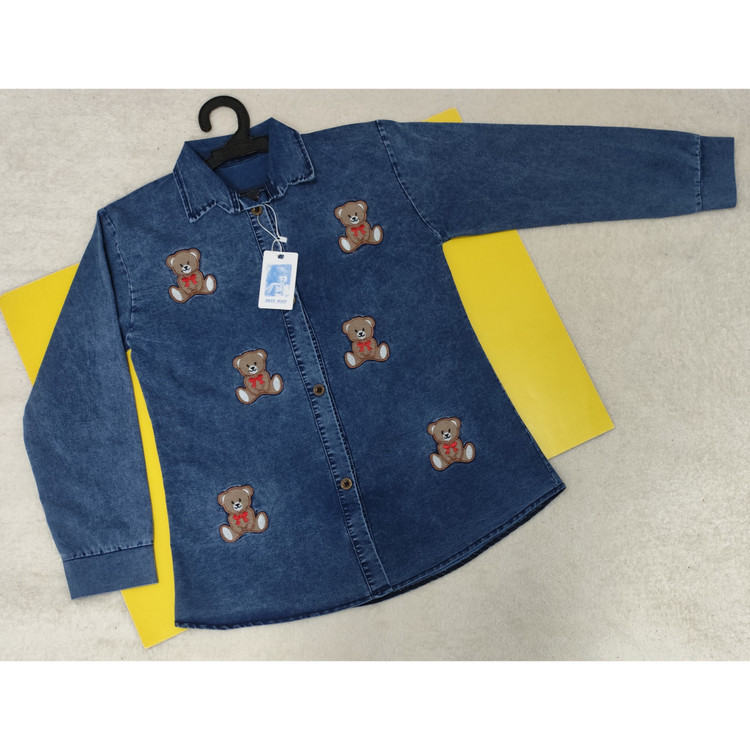 بلوز لی دخترانه طرح تدی