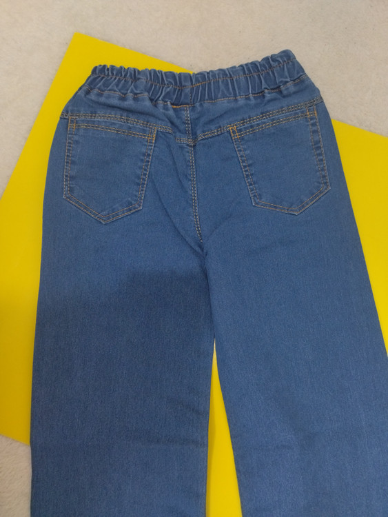 شلوار لی بگ دخترانه کمرکش