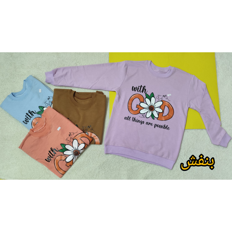 بلوز دخترانه نخ پنبه