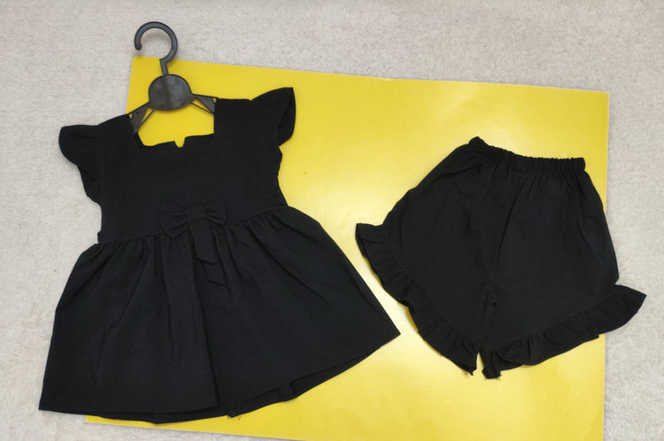 پیراهن شلوارک مشکی