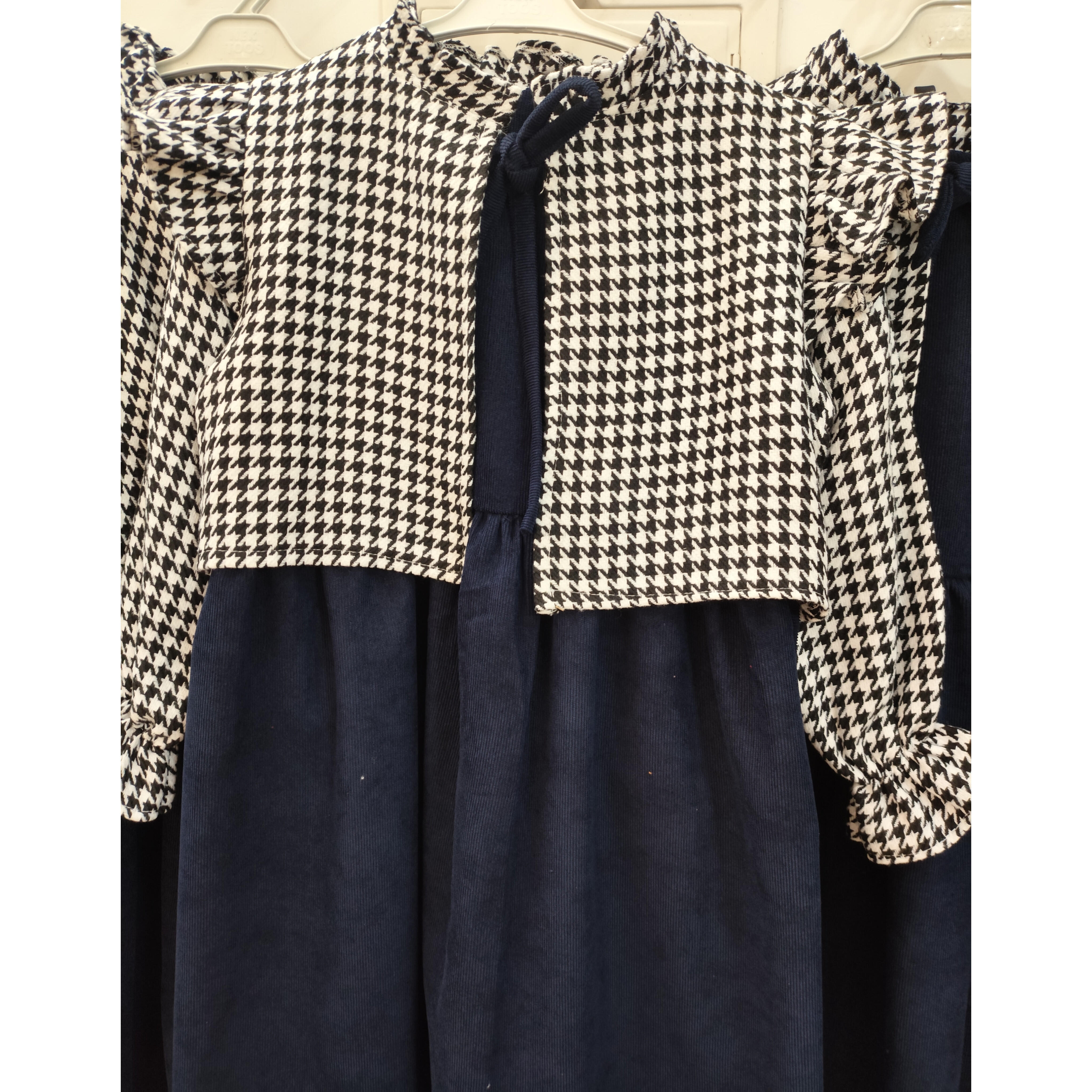 پیراهن کت سارافان دخترانه مجلسی مخمل کبریتی