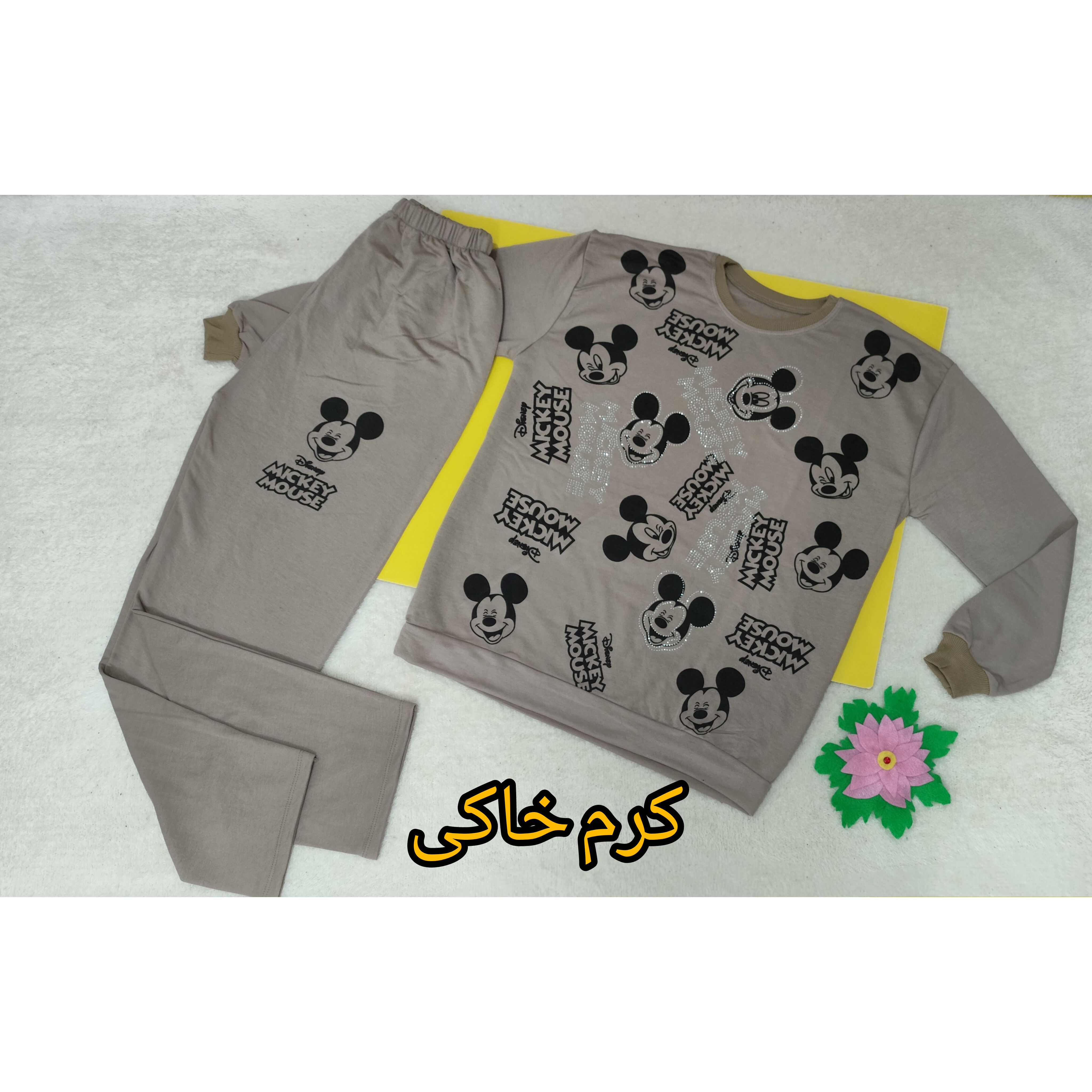 بلوز شلوار زنانه رنگ کرم