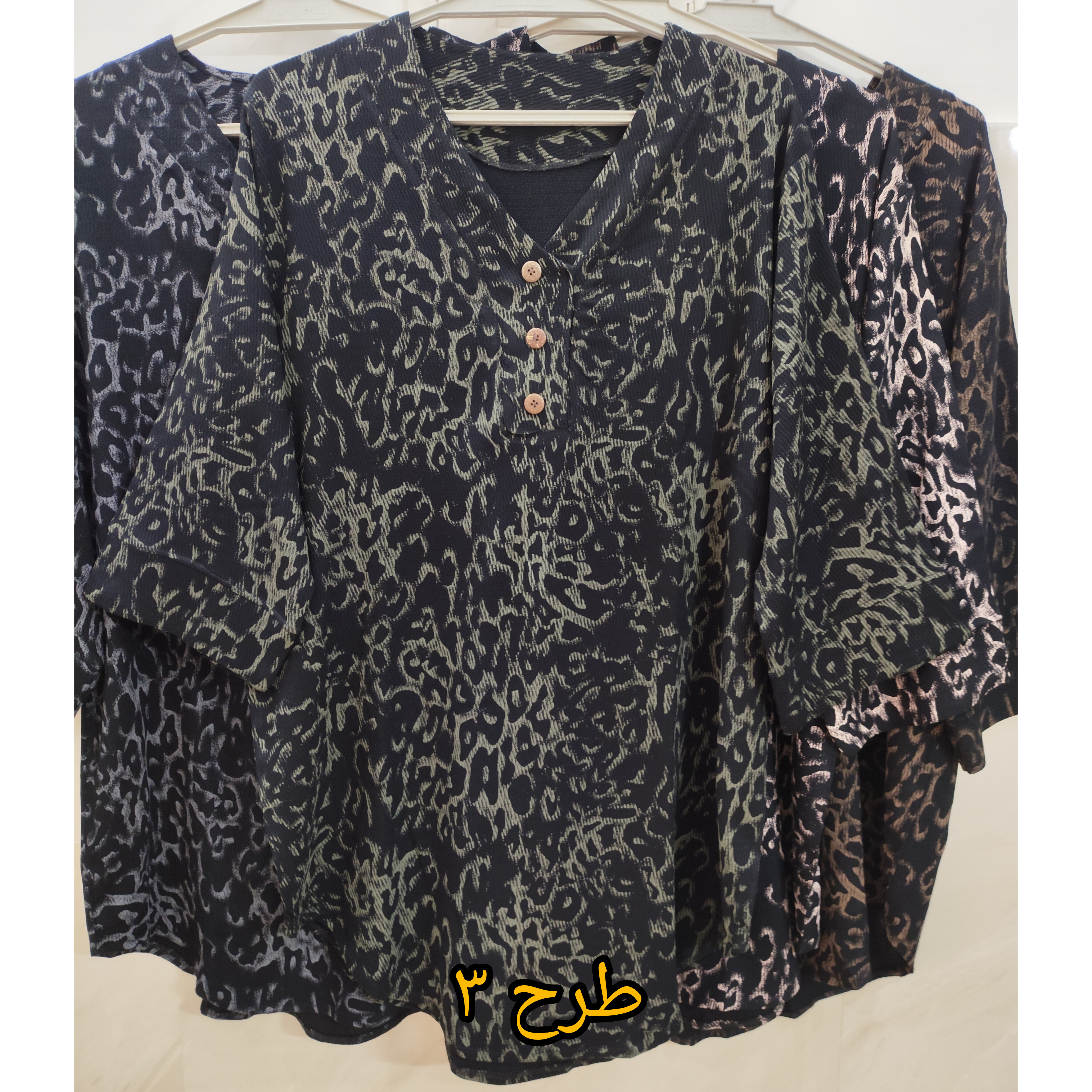 بلوز زنانه آستین سه ربع مجلسی