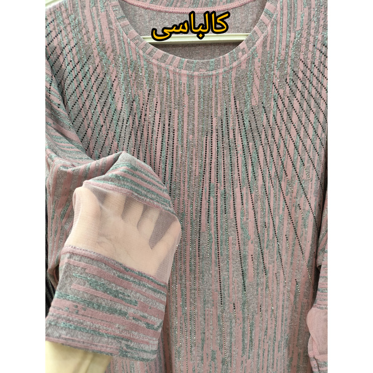 بلوز زنانه آستین تور دار