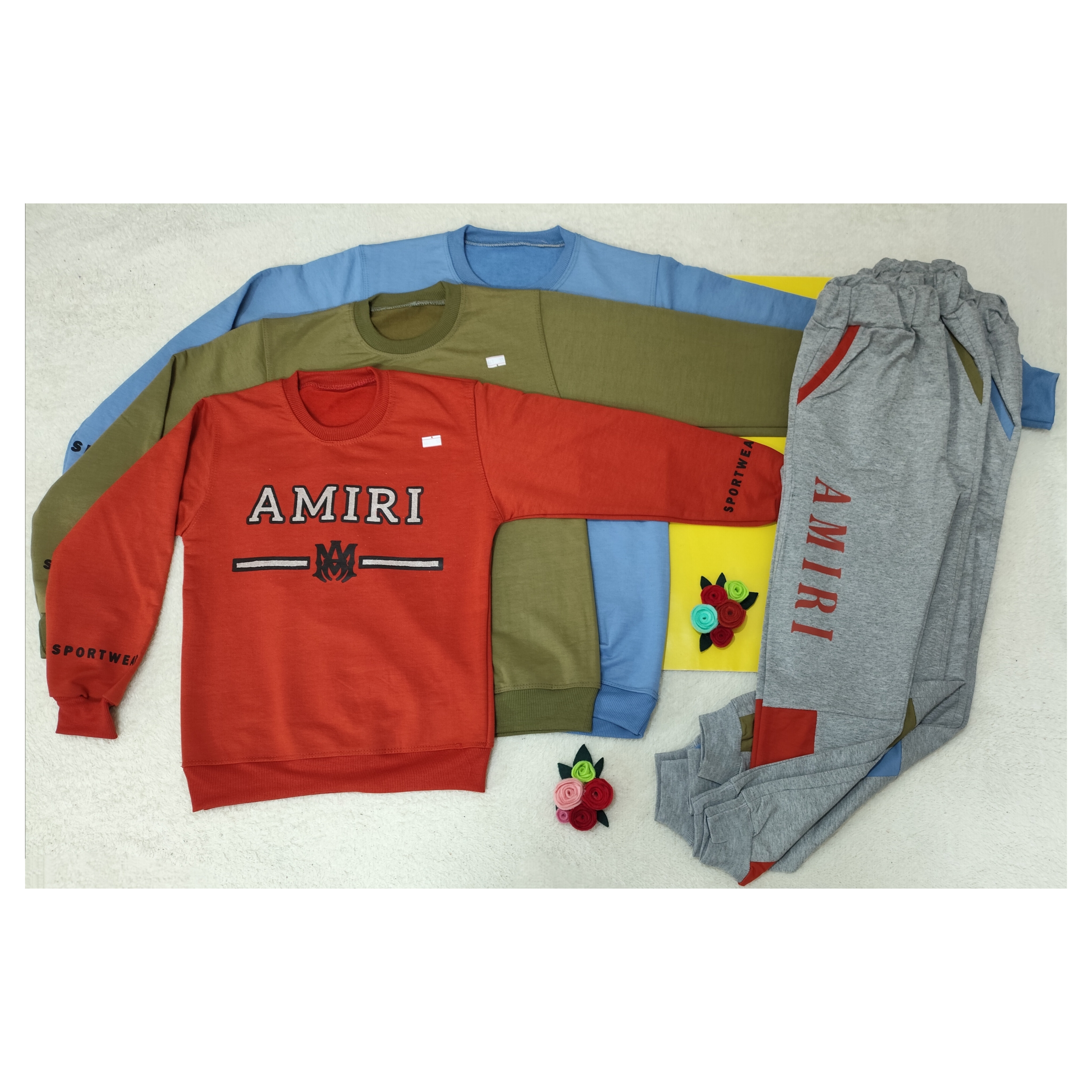 بلوز شلوار پسرانه پاییزه جنس نخ پنبه