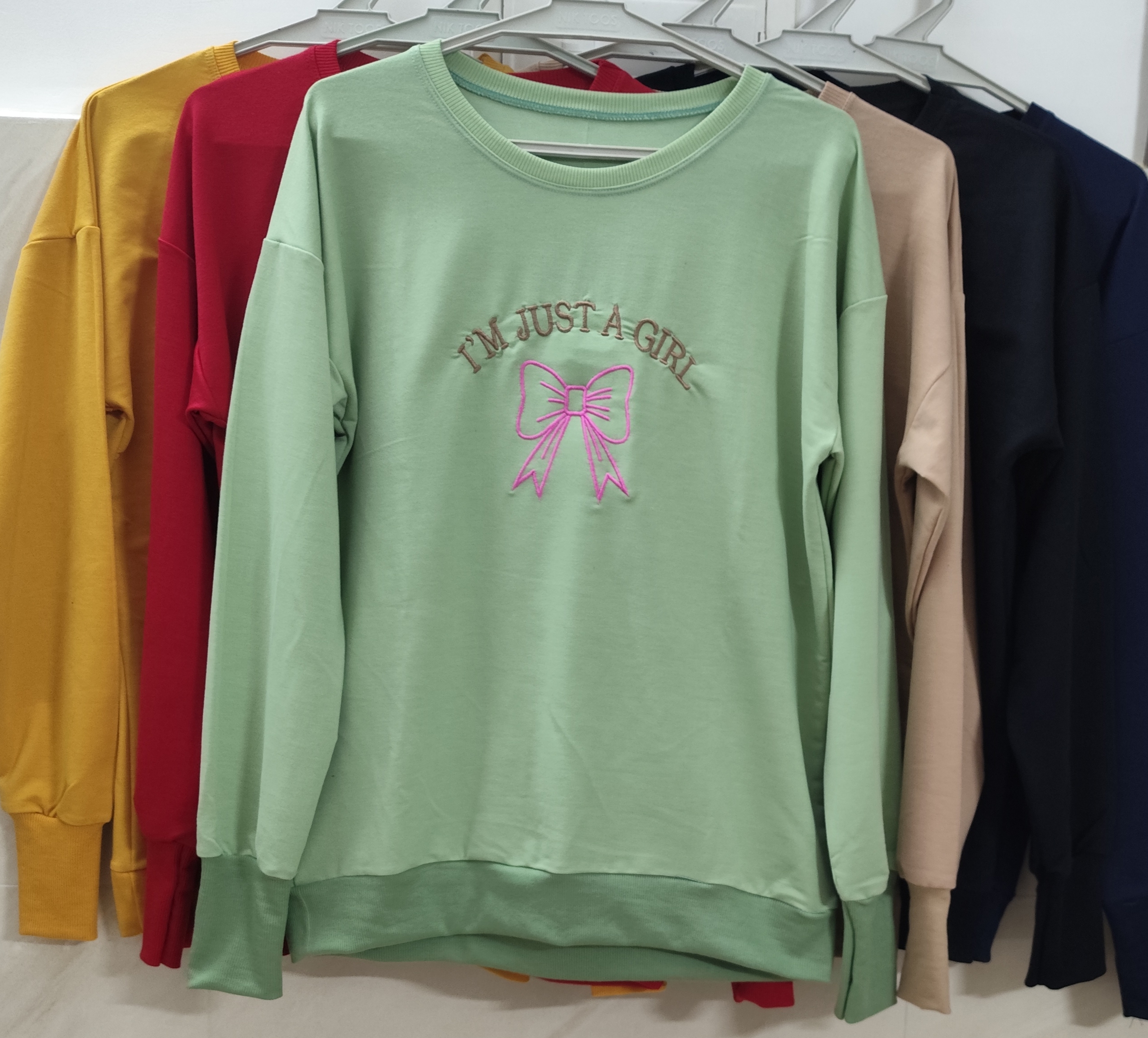 بلوز زنانه آستین بلند فینگردار رنگ سبز