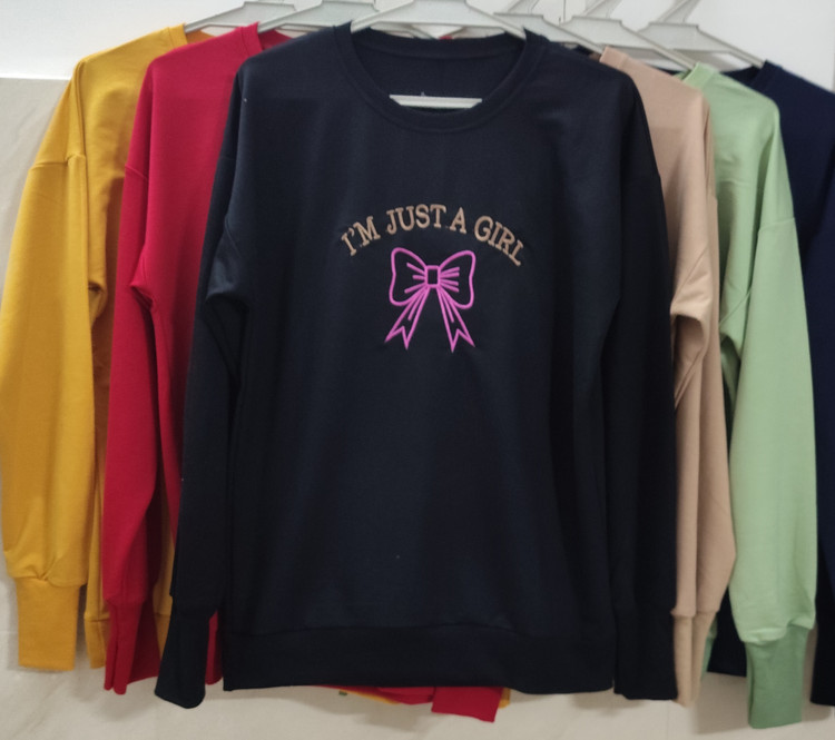 بلوز زنانه آستین بلند رنگ مشکی