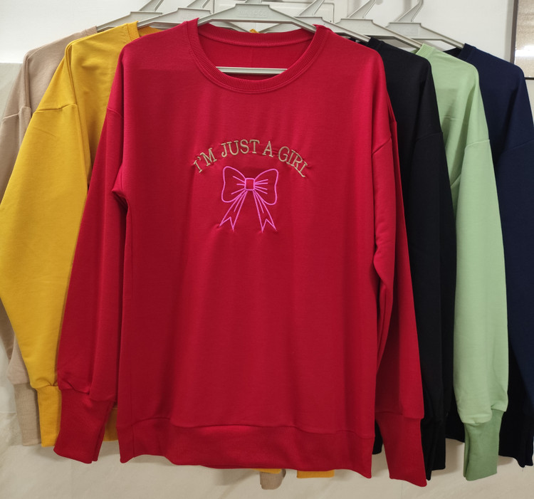 خرید بلوز زنانه آستین بلند رنگ قرمز