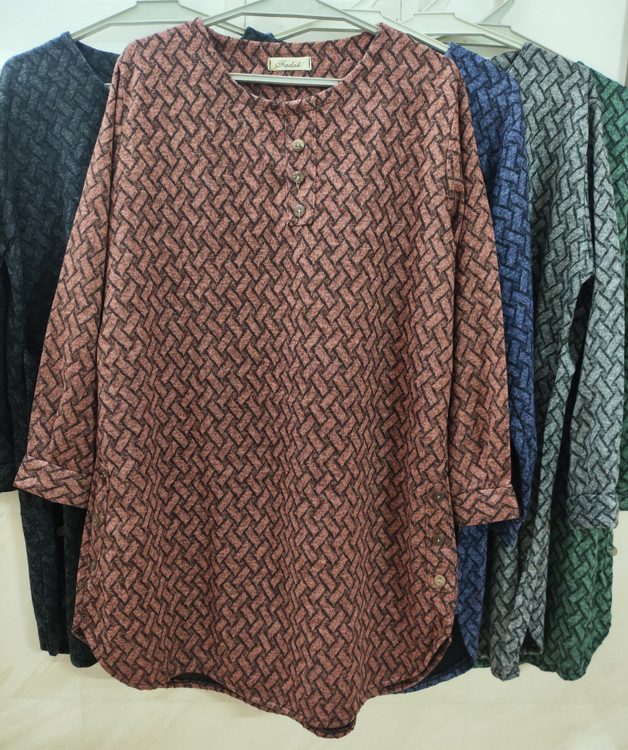 تونیک زنانه آنغوره رنگ قهوه ای