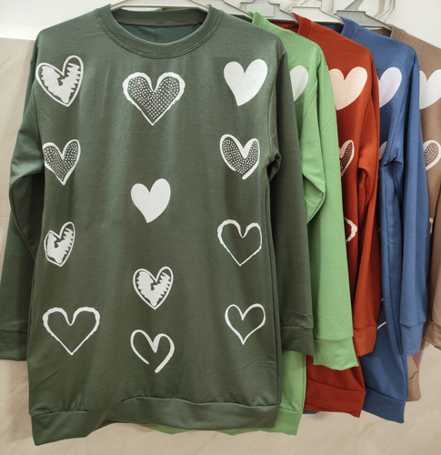 تونیک زنانه آستین بلند نخپنبه دورس