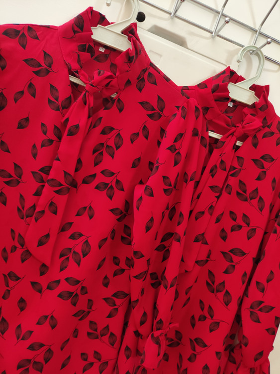 شومیز مجلسی دخترانه رنگ قرمز