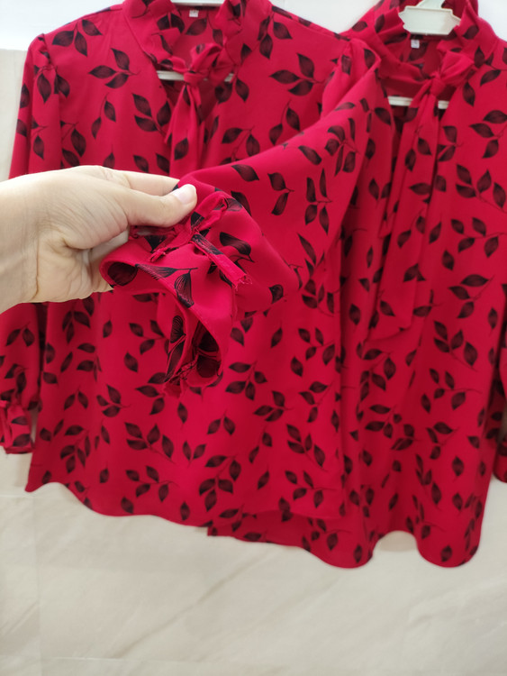 شومیز مجلسی یقه کرواتی زیرزنانه