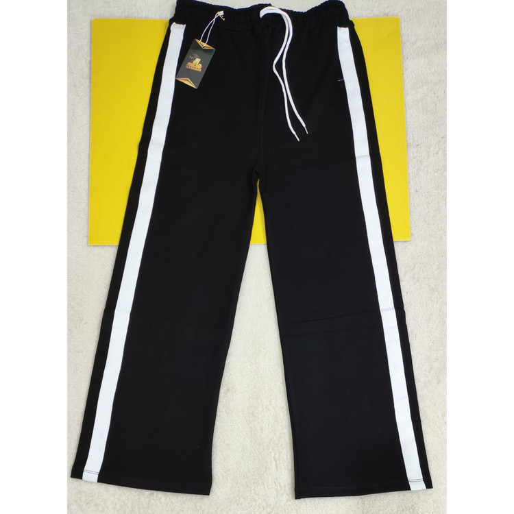 شلوار بگ راحتی خط دار زنانه