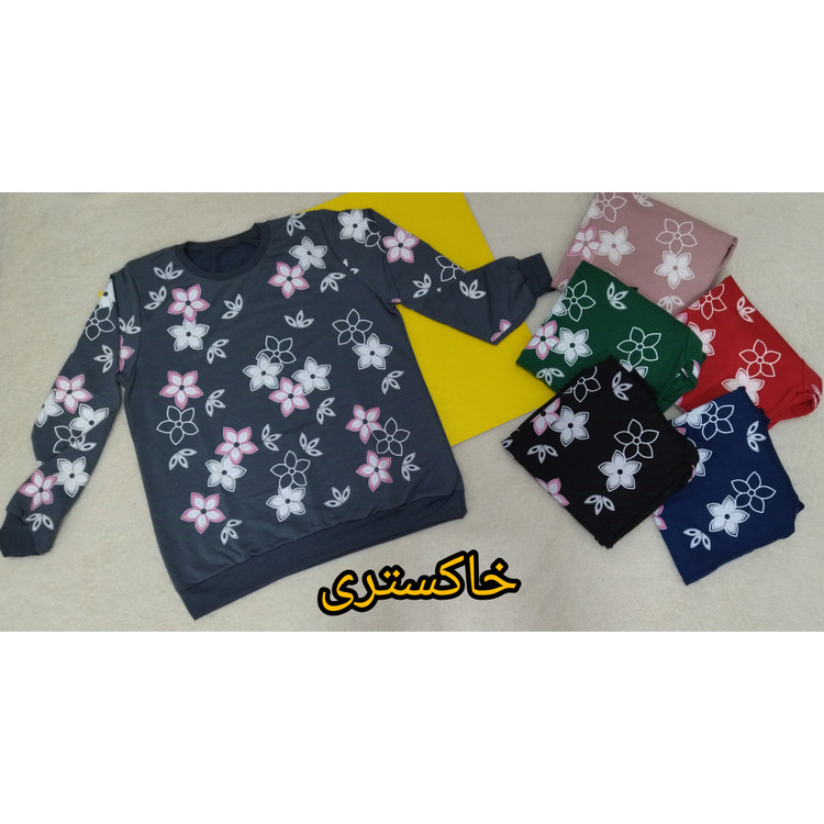 بلوز زنانه خاکستری آستین بلند