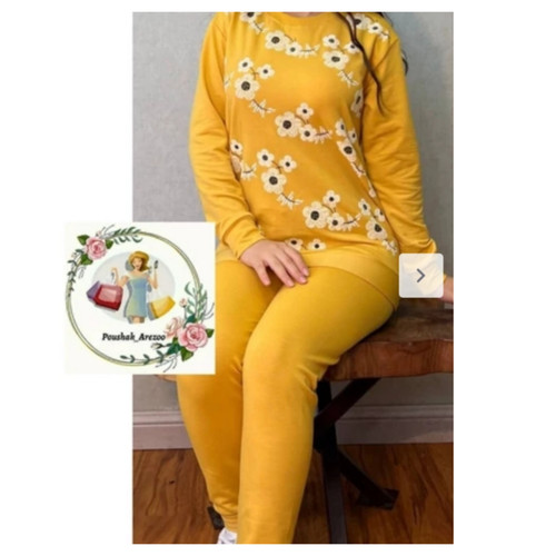 بلوز شلوار اسپرت طرحدار دورس زنانه و دخترانه