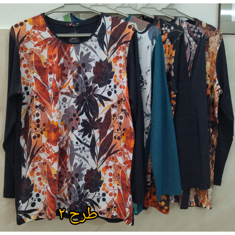 خرید بلوز موهر پاییزه زنانه طرحدار