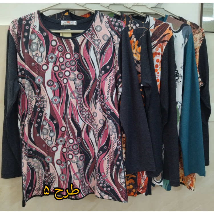 بلوز موهر پاییزه زنانه سایز دو و سه ایکس لارج
