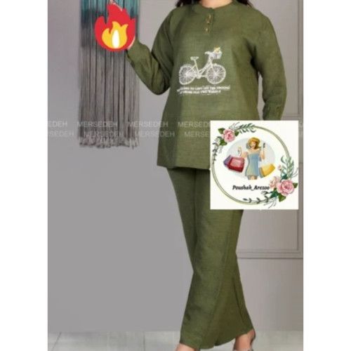 تونیک شلوار ست زنانه فری سایز