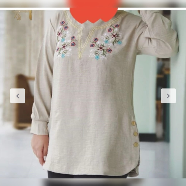 تونیک زنانه فری سایز قواره دار جنس صوفیا