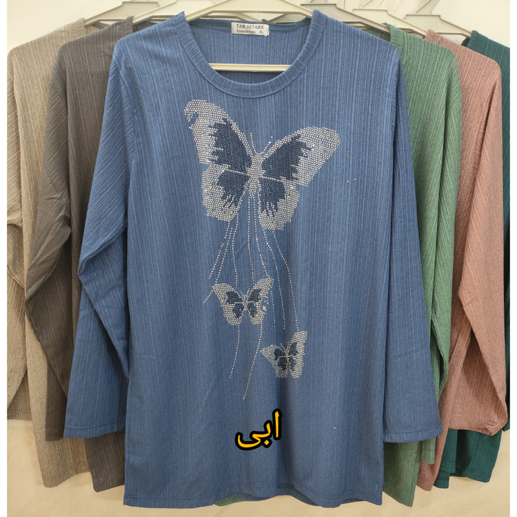 بلوز زنانه کریشه سایز ایکس لارج و دو ایکس لارج