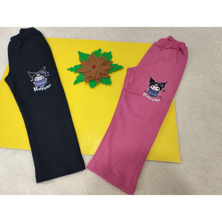 خرید شلوار راحتی دخترانه طرح کرومی جنس نخ پنبه