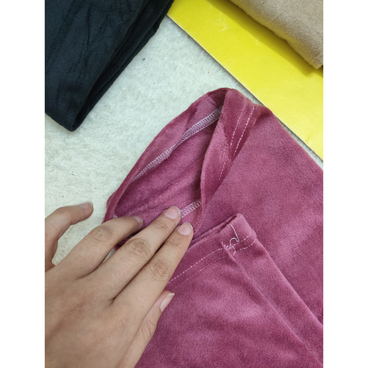 شلوار مخمل زنانه داخل کرک خیلی بزرگ