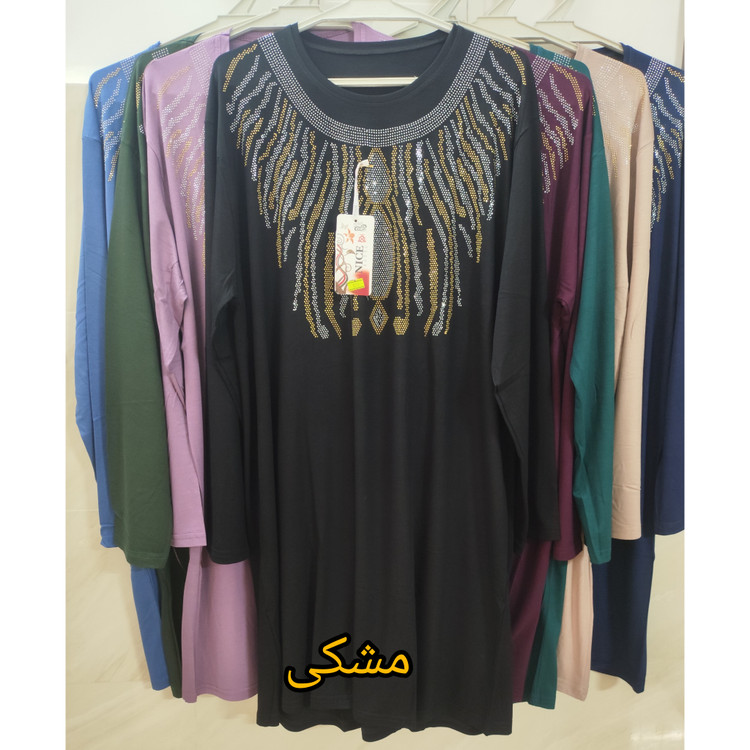 تونیک زنانه آستین بلند قواره بزرگ