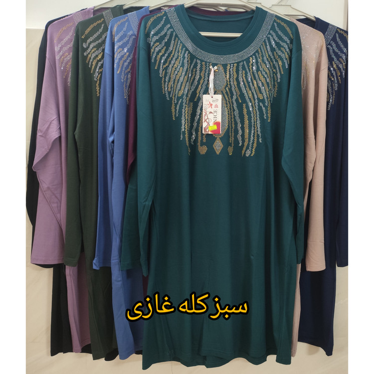 خرید تونیک زنانه استین بلند و قواره آزاد