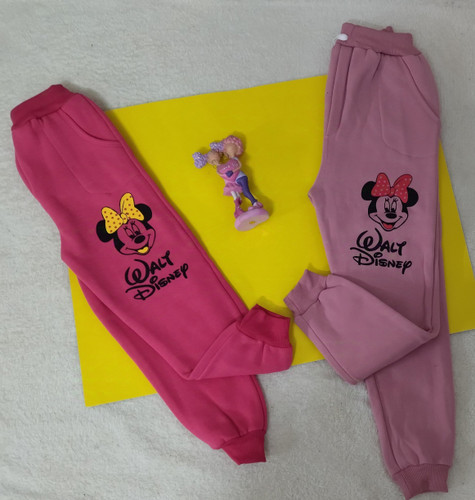 شلوار گرم دخترانه داخل کرک طرح میکی موس