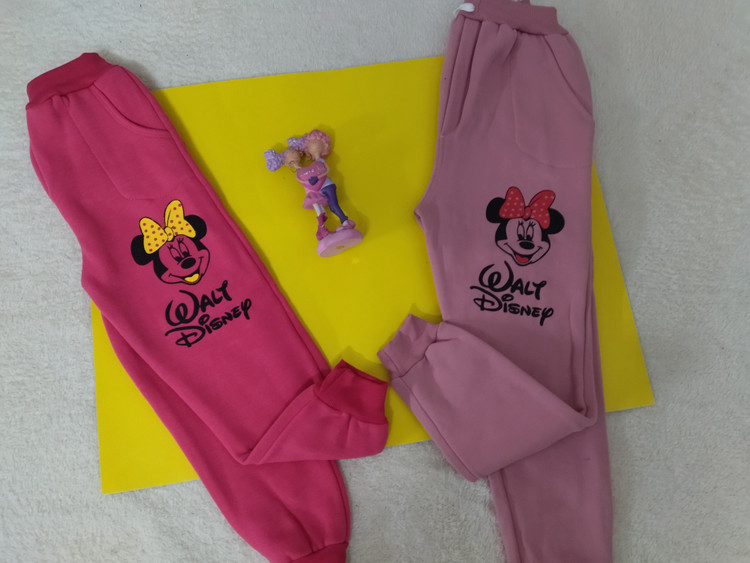 شلوار گرم دخترانه طرح میکی موس