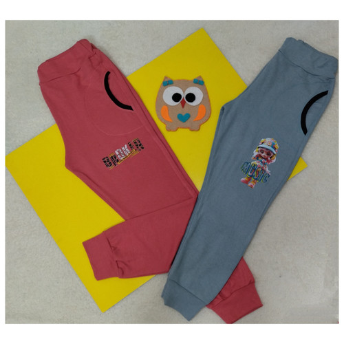 شلوار راحتی توخونه ای دخترانه نخپنبه