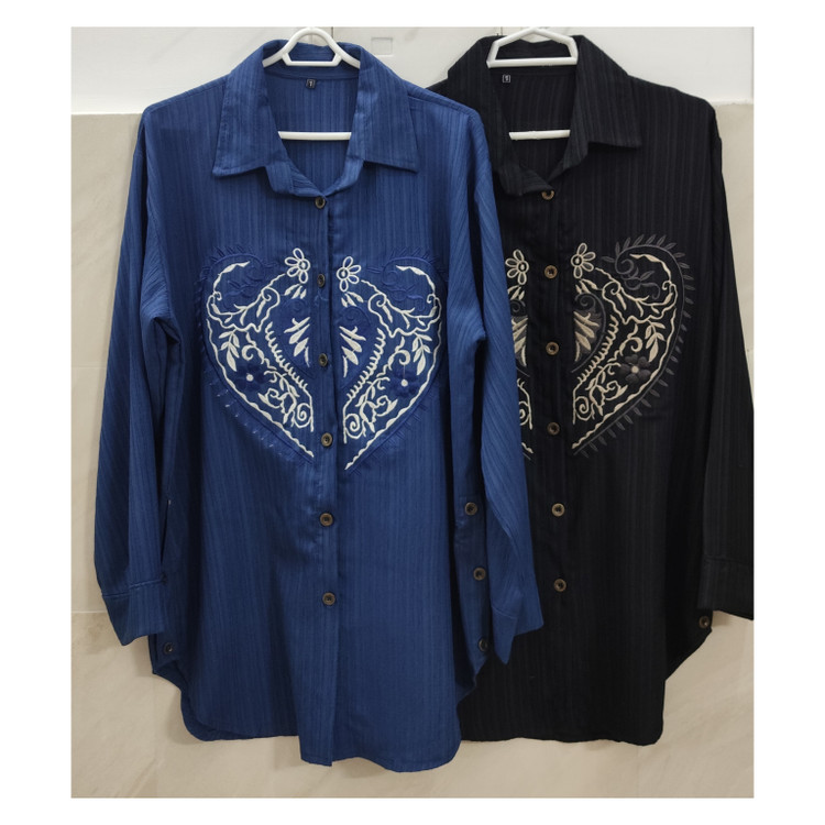 خرید مانتو زنانه گلدوزی