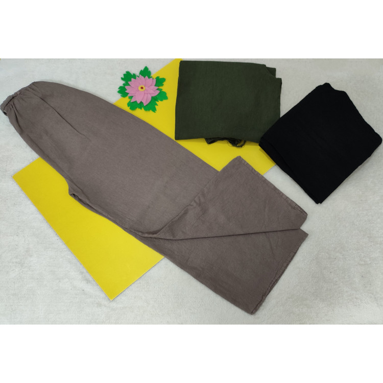 شلوار زنانه الیاف کنفی مشکی