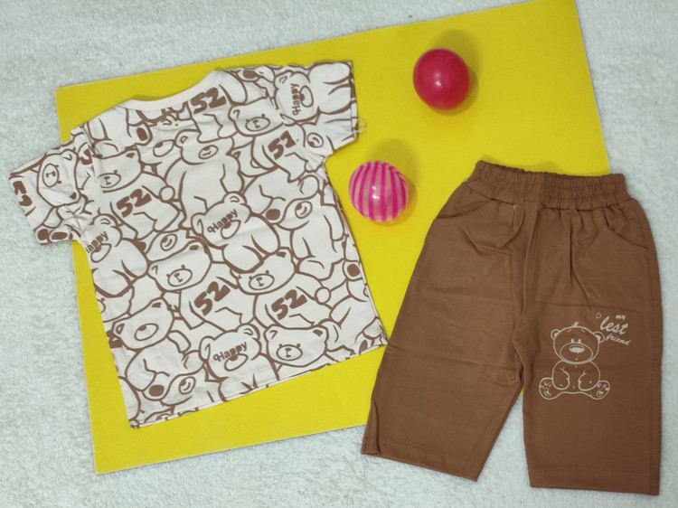 ست تیشرت شلوارک پسرانه