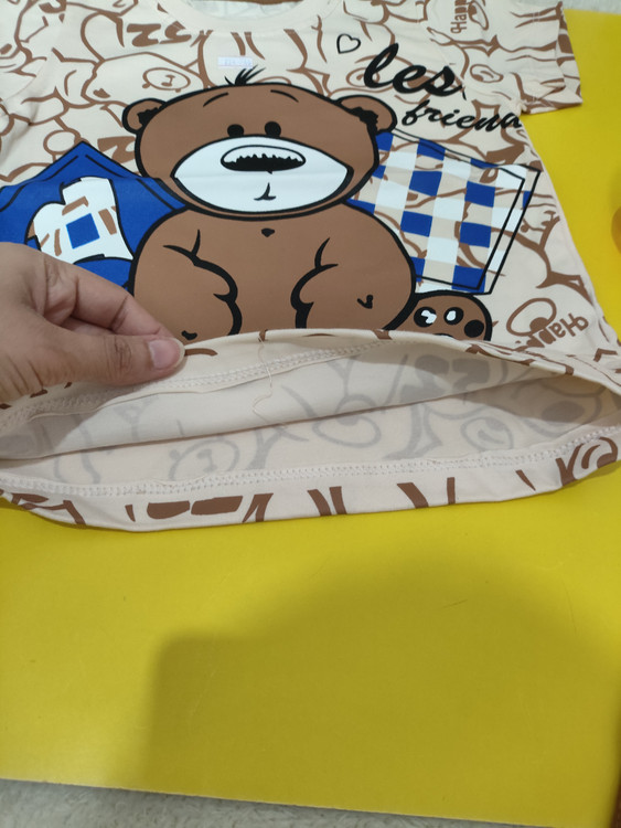 تیشرت شلوارک پسرانه سایز55