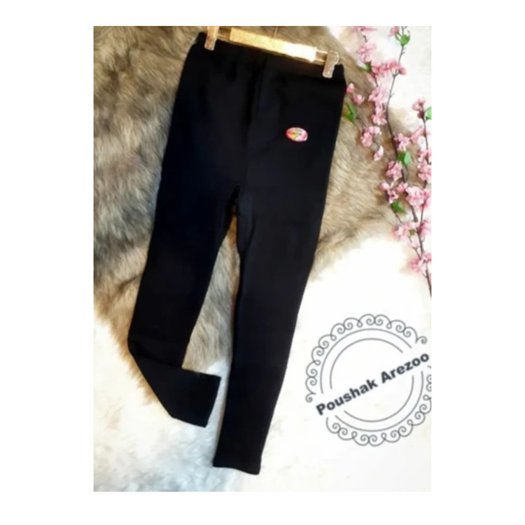 شلوار گرم زنانه راحتی داخل کرک سایز بزرگ