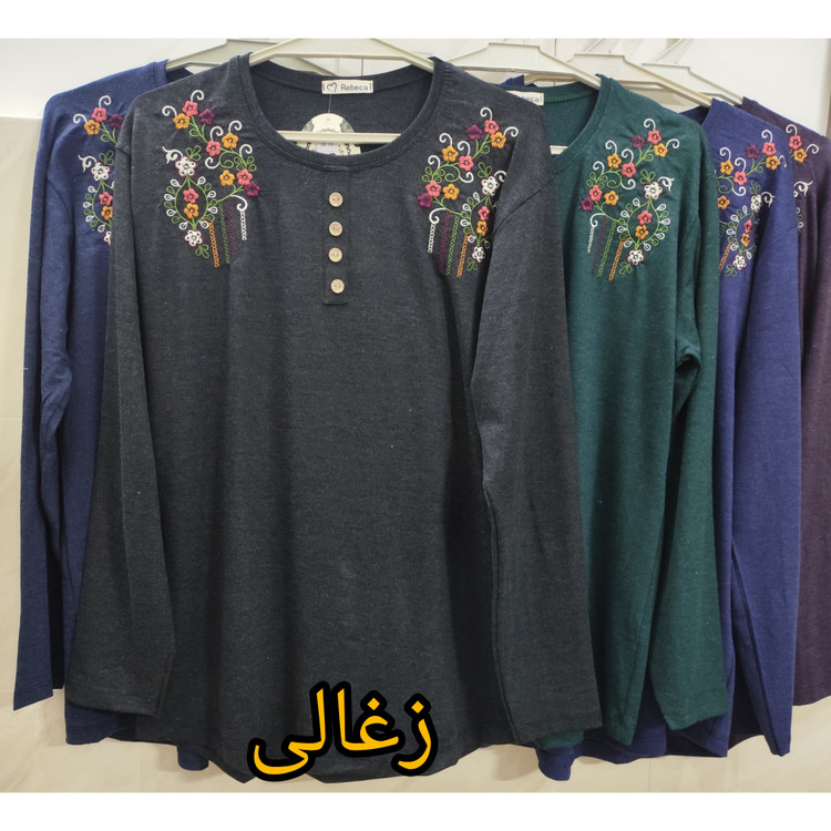 بلوز مجلسی زنانه گرم سایز بزرگ