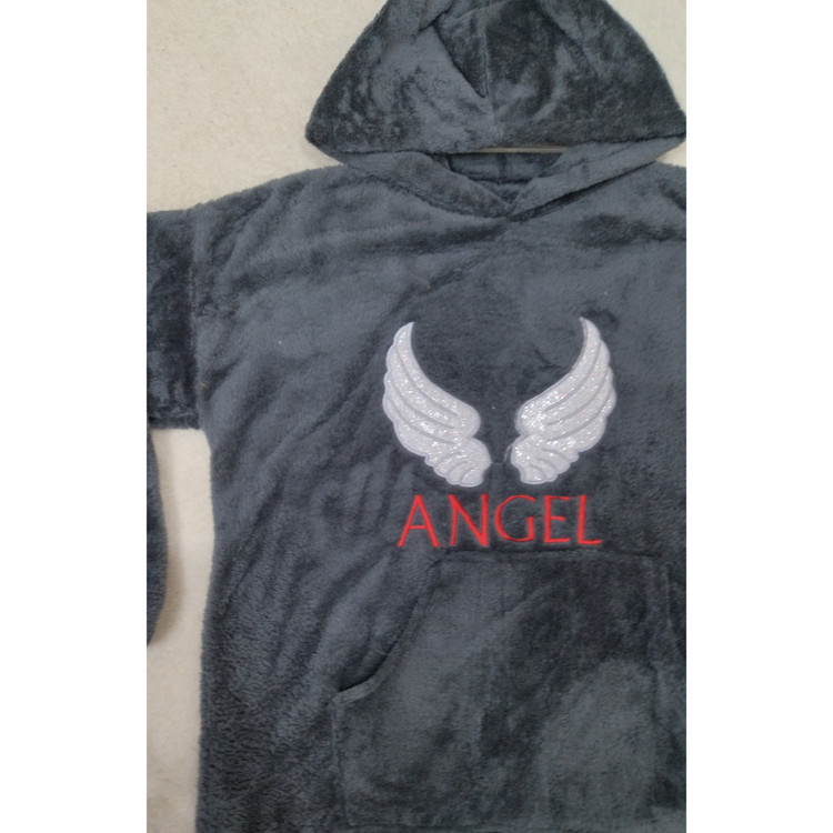 هودی کلاه دار زنانه رنگ طوسی