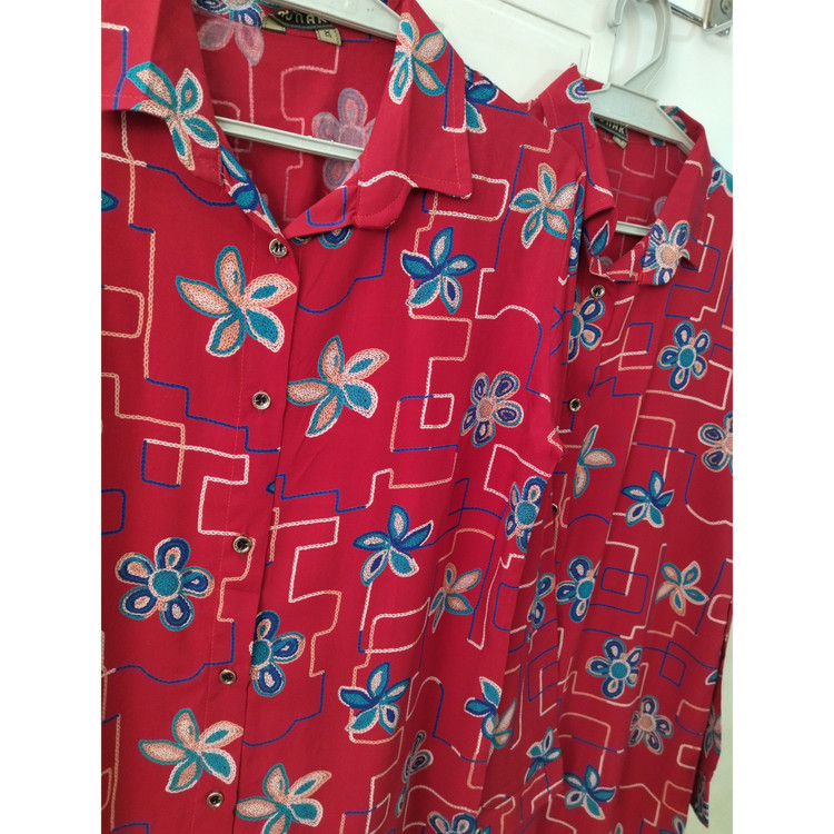 خرید مانتوفری سایز نخی زنانه تابستانه