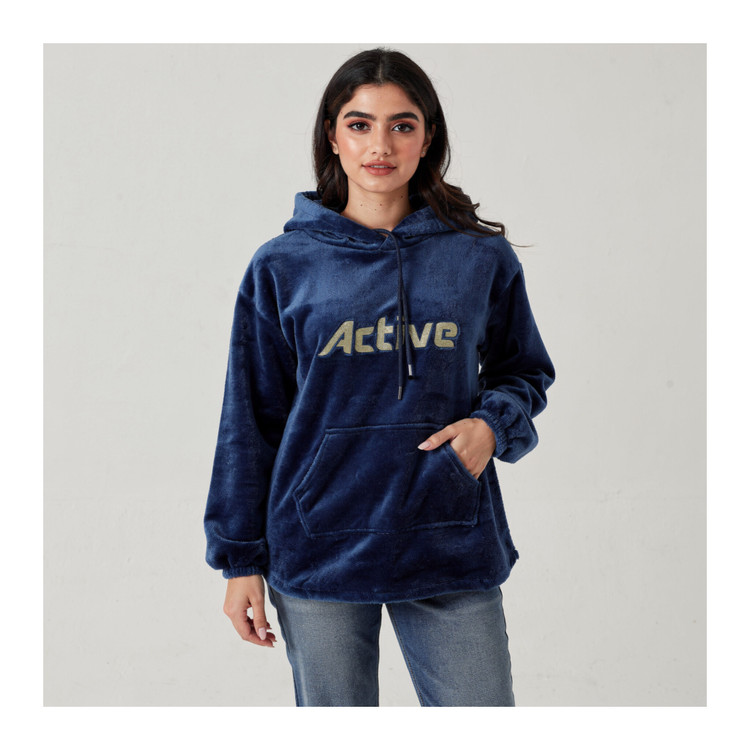 هودی کلاه دار زنانه دورو پولیشی