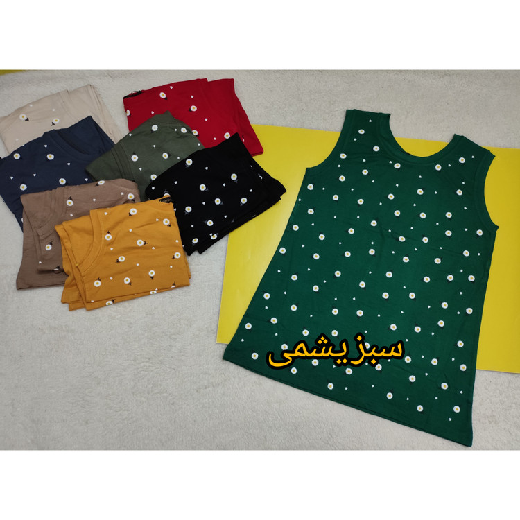 تاپ حلقه زنانه فری سایز قواره بزرگ رنگ سبز