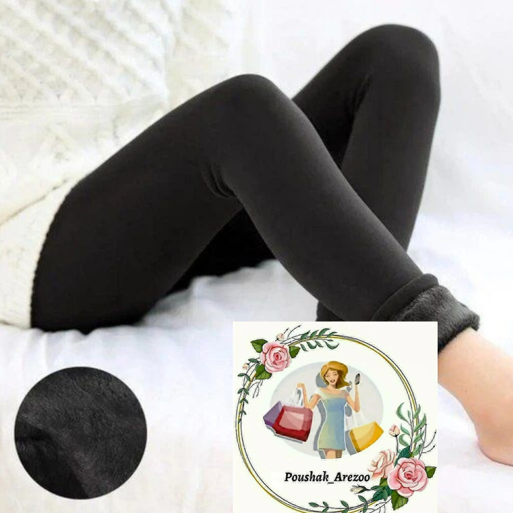 ساپورت داخل کرک زنانه رنگ مشکی قواره بزرگ