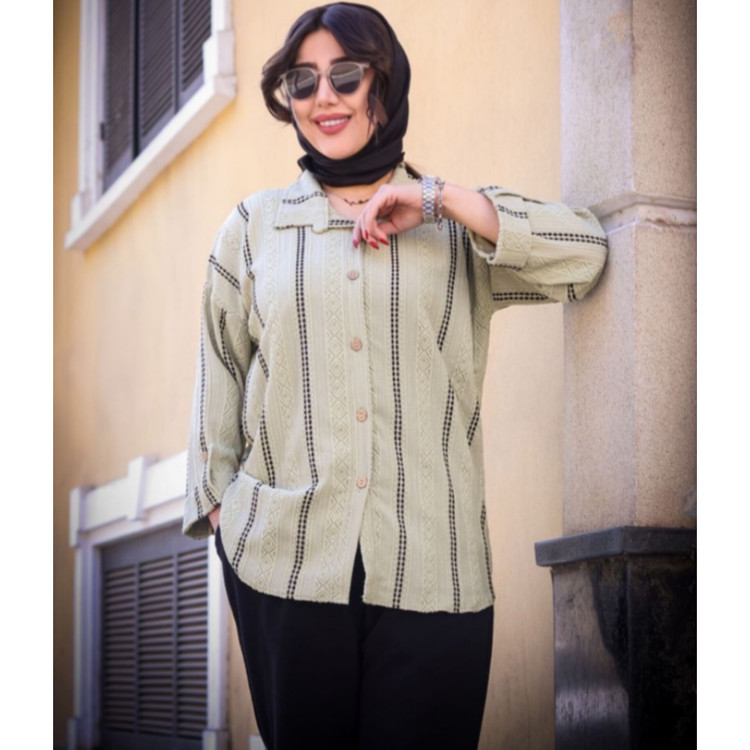 خرید مانتو آستین پاکتی زنانه جنس مراکشی