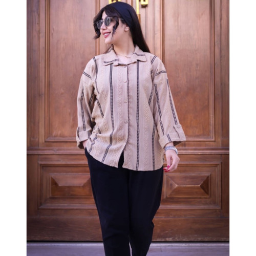 مانتو زنانه آستین پاکتی جنس مراکشی