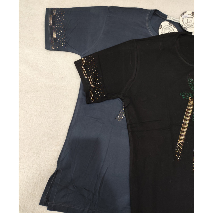 تیشرت زنانه پنبه فری سایز