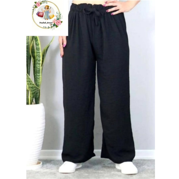 شلوار ابروبادی زنانه سایز بزرگ رنگ بندی دار
